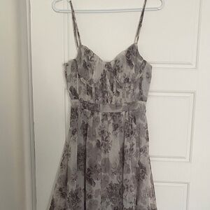 Long Storia prom or wedding guests dress. Size: small (to med. see laced back)